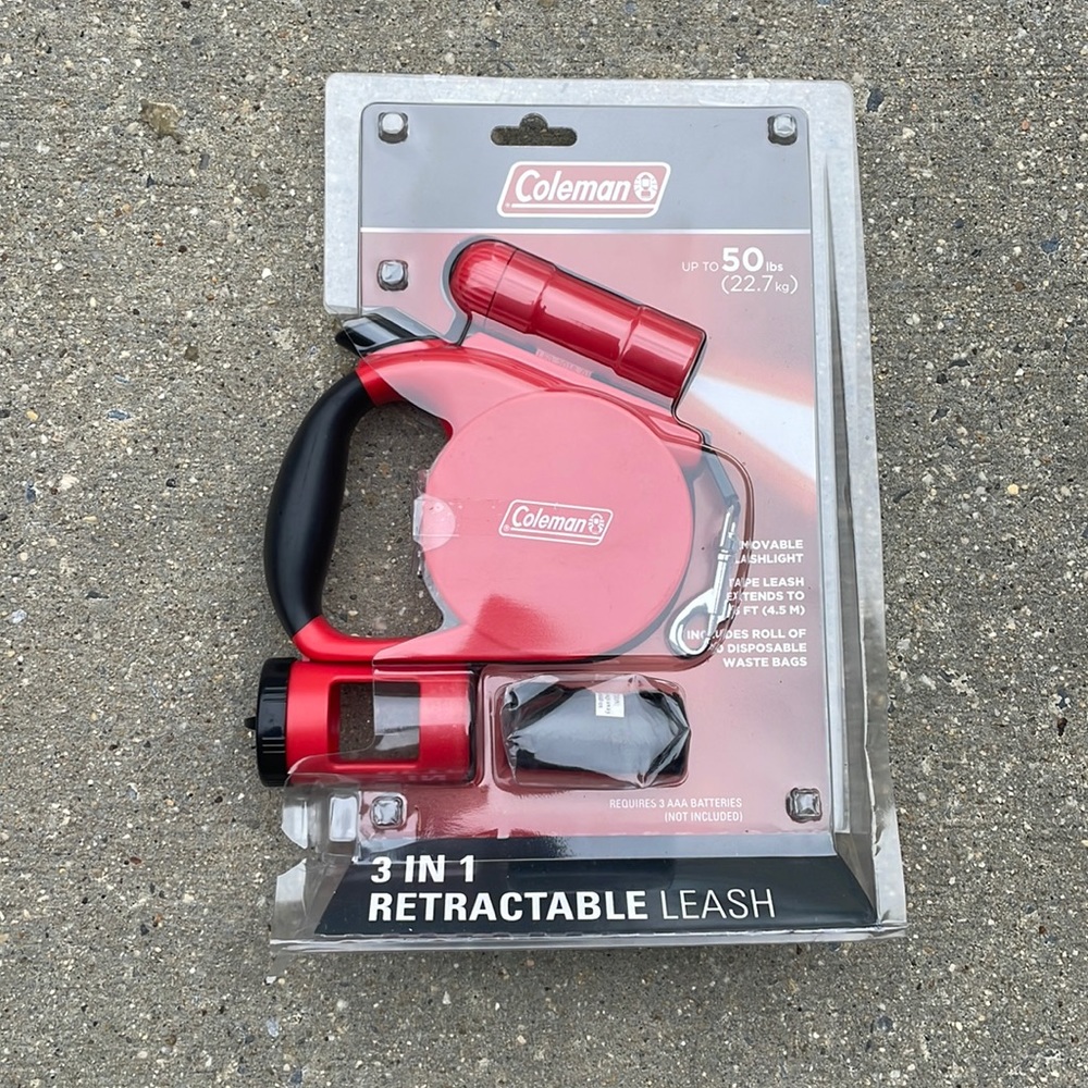 Coleman 3-1 retractable Leash